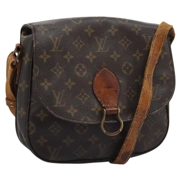 LOUIS VUITTON Monogram Saint Cloud GM Shoulder Bag M51242 LV Auth - Picture 1 of 15